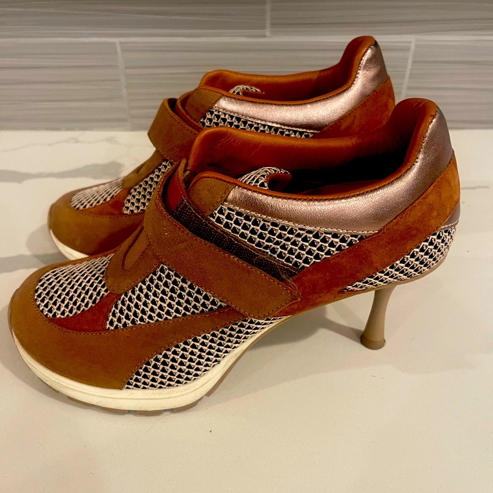 Sneex the most comfortable high heel sneaker combination out there.